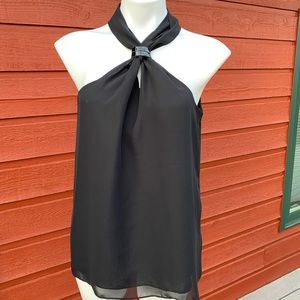 Yvos Black sleeveless top